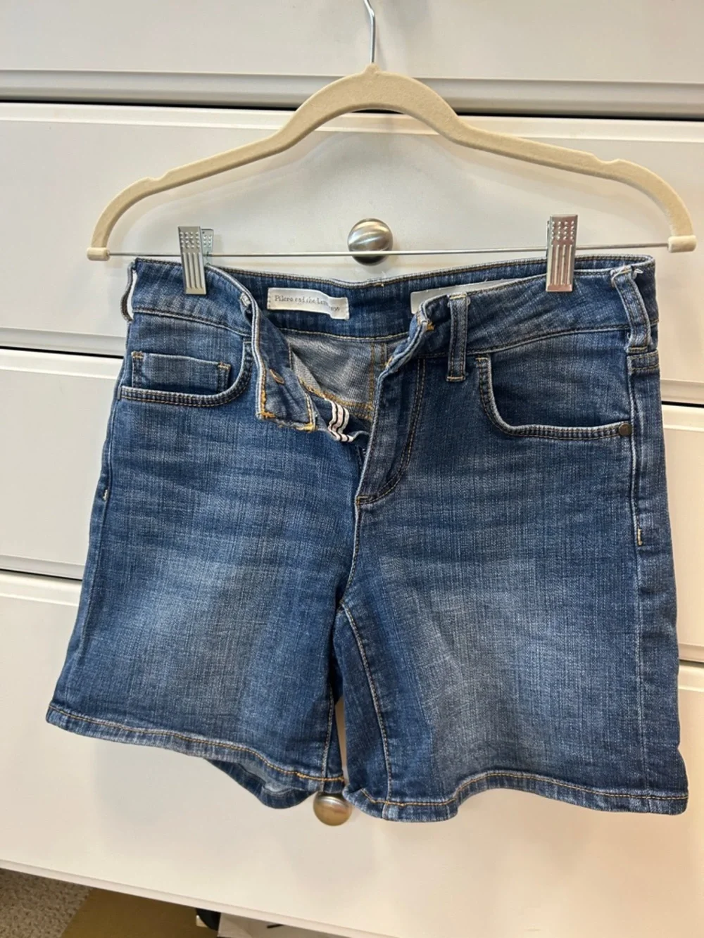 Anthropologie Women's Blue Denim Jean Shorts - Picture 1 of 2